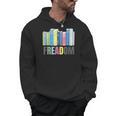 Freadom Books Reader Librarian Reading Men Hoodie