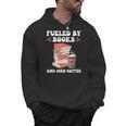 Fueled By Books And Iced Coffee Coffee Read Book Lover Men Hoodie