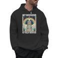 My Weekend Is Fully Booked Book Rainbow Reading Bookworm Men Hoodie