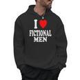 I Heart Love Fictional Men Book Movies Literature Reading Men Hoodie