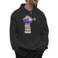 Hedgehog Reading Books And Drinking Tea Men Hoodie Hedgehog Reading Books And Drinking Tea Men Hoodie