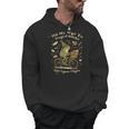 On My Way To Hoard Books And Cause Chaos Tom Foolery Frog Men Hoodie