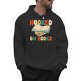 Hooked On Books Retro Reader Men Hoodie