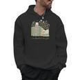 I'm Booked Tonight Cozy Floral Book Lover Graphic Men Hoodie