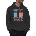 I'm So Glad We'Re On The Same Page Book Lover Writer Men Hoodie I'm So Glad We'Re On The Same Page Book Lover Writer Men Hoodie