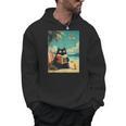Japanese Cat Book Summer Beach Vacation Cruise Men Hoodie