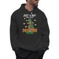 Just a Boy Who Loves Dragons And Books Reading Dragon Men Hoodie Just a Boy Who Loves Dragons And Books Reading Dragon Men Hoodie