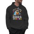 Just A Girl Who Loves Dogs And Books Men Hoodie
