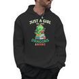 Just a Girl Who Loves Dragons & Books Book Lover Kids Nerd Men Hoodie