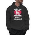 Just A Girl Who Loves Horses And Books Heart Reading Men Hoodie Just A Girl Who Loves Horses And Books Heart Reading Men Hoodie
