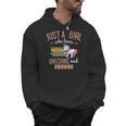 Just A Girl Who Loves Unicorns And Books Women Reading Men Hoodie