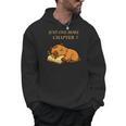 Just One More Chapter Capybara With Book Men Hoodie