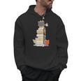 Kawaii Cats Books Coffee Men Hoodie