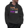 Librarian Halloween Trick Or Treat Bat & Books Men Hoodie
