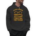 Librarian Retirement Library Books Lovers Men Hoodie