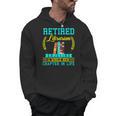 Librarian Retirement Retired Book Coworker Former 2025 Men Hoodie