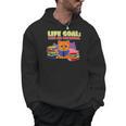Life Goals Read All The Books I Book Worm I Book Lover Men Hoodie
