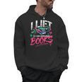 I Lift So I Can Carry More Books Reading Reader Workout Gym Men Hoodie