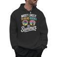 Most Likely To Read Books All Summer Reading Men Hoodie