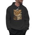 A Lively-Creative Gold Fantasy-Dragon On Story-Books Men Hoodie