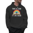 Take A Look Its In A Book Rainbow Reading Bookworm Book Men Hoodie