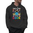 Take A Look It's In A Book Reading Vintage Retro Rainbow Men Hoodie