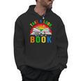 Take A Look It's In A Book Retro Groovy Reading Books Lovers Men Hoodie