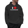 Love Calendars Year Date Book Month Picture Collector Men Hoodie