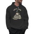 Love God Drink Coffee Read Books Graphic Book Reader Men Hoodie