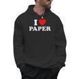 I Love Paper Page Book Drawing Handmade Art Craft News Men Hoodie