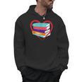 I Love Reading Book Heart Love Books Library Men Hoodie