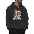 Merry Bookmas Christmas Bookworm Xmas Book Lover Reading Men Hoodie Merry Bookmas Christmas Bookworm Xmas Book Lover Reading Men Hoodie
