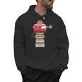 Monkey Reading Books And Drinking Tea Men Hoodie