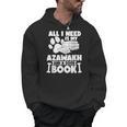 All i Need Is My Azawakh And a Good Book Men Hoodie