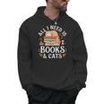 All I Need Is Books And Cats Reading Men Hoodie