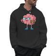Nerd Brain With Book And Glasses Men Hoodie Nerd Brain With Book And Glasses Men Hoodie