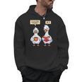 How Many Nights Reading Goose Book Lover Reader Men Hoodie
