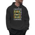 I Have No Shelf Control Librarian Bookshelf Reading Men Hoodie