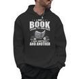 One Book Leads To Another Bookworm Book Lovers Reading Men Hoodie