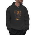 Owl Library Books Wisdom Reading Vintage Scholar Men Hoodie