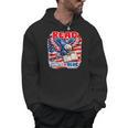 Patriotic Eagle Reading Book Read Blue Since 1776 Men Hoodie