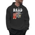 Pig Elephant Reading Cute Book Lover Bookworm Boys Girls Kid Men Hoodie