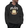 Plot It Builds Character Book Reading Men Hoodie