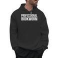Professional Bookworm Book Reader Men Hoodie