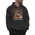 Raccoon I Live Here Now Book Lover Racoon Reading Book Men Hoodie Raccoon I Live Here Now Book Lover Racoon Reading Book Men Hoodie
