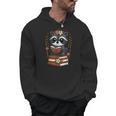 Racoon Reading Book Graphic Racoon With Book Floral Men Hoodie Racoon Reading Book Graphic Racoon With Book Floral Men Hoodie