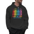 Radicalized By Basic Decency Rainbow Books LGBTQ Equality Men Hoodie