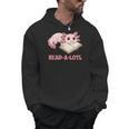 Read-A-Lotl Axolotl Books Reader Men Hoodie
