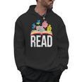 Read Book Cute School Teacher Librarian Elephant Pigeon Men Hoodie Read Book Cute School Teacher Librarian Elephant Pigeon Men Hoodie