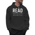 Read Because Books Are Brain Food Shirt Reading Lover Men Hoodie
